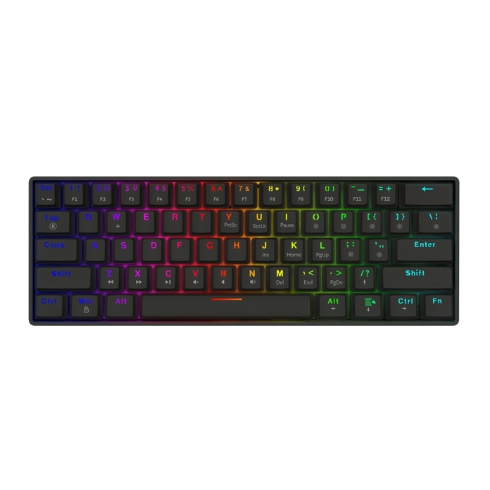 klawiatura mechaniczna SAVIO BLACKOUT X2 OUTEMU Brown ARGB 60 procent